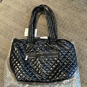 NWT Peloton x Oliver Thomas Kitchen Sink Bag - Black Metallic